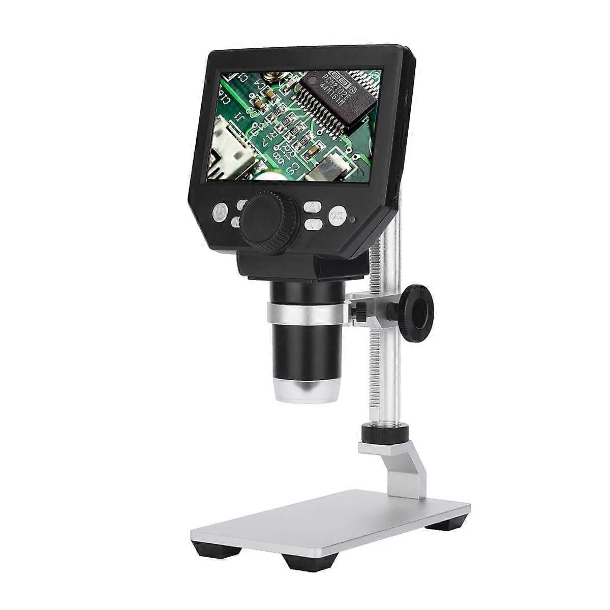 Digital Microscope 10MP LCD Display 1000x with Adjustable Lift Bracket and AntiSlip Base
