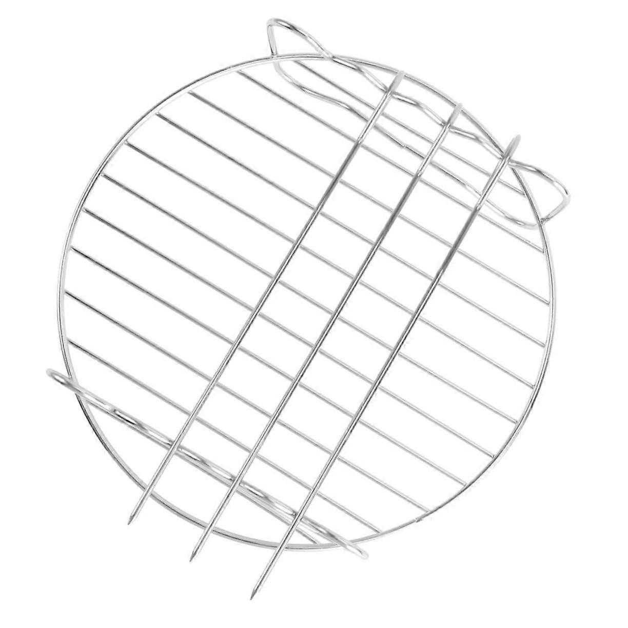 Stainless Steel Stackable Air Fryer Rack for Even Heating, MultiLevel Cooking and Grilling