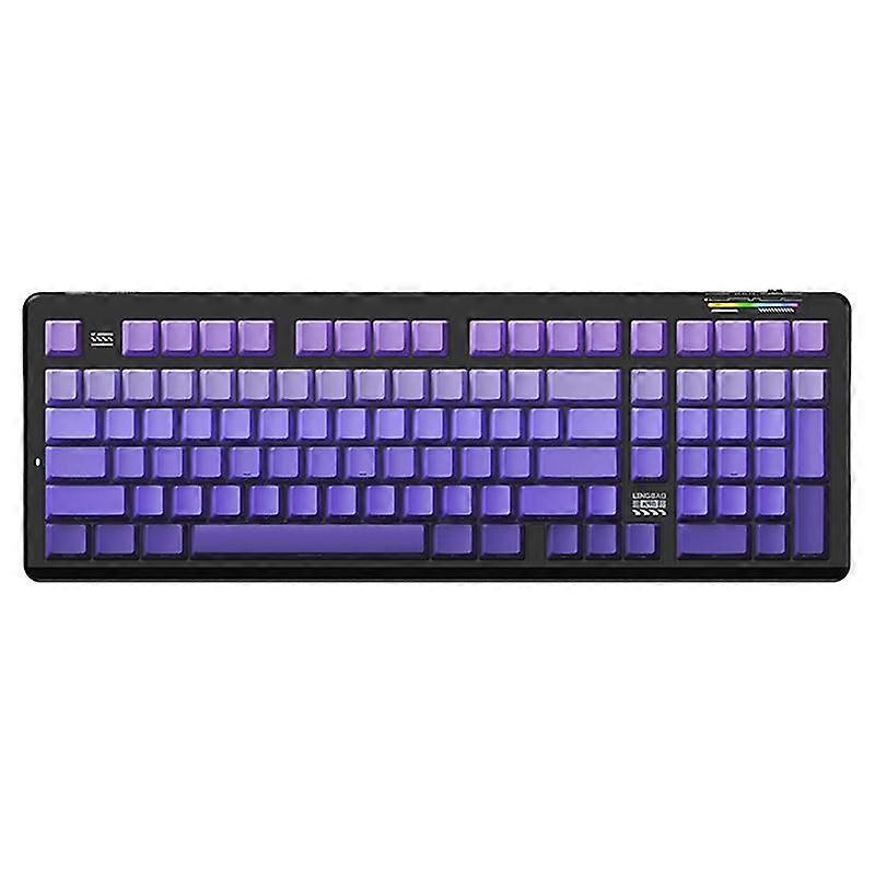 101-Key Keyboard Purple-Red Rabbit Axis Pro