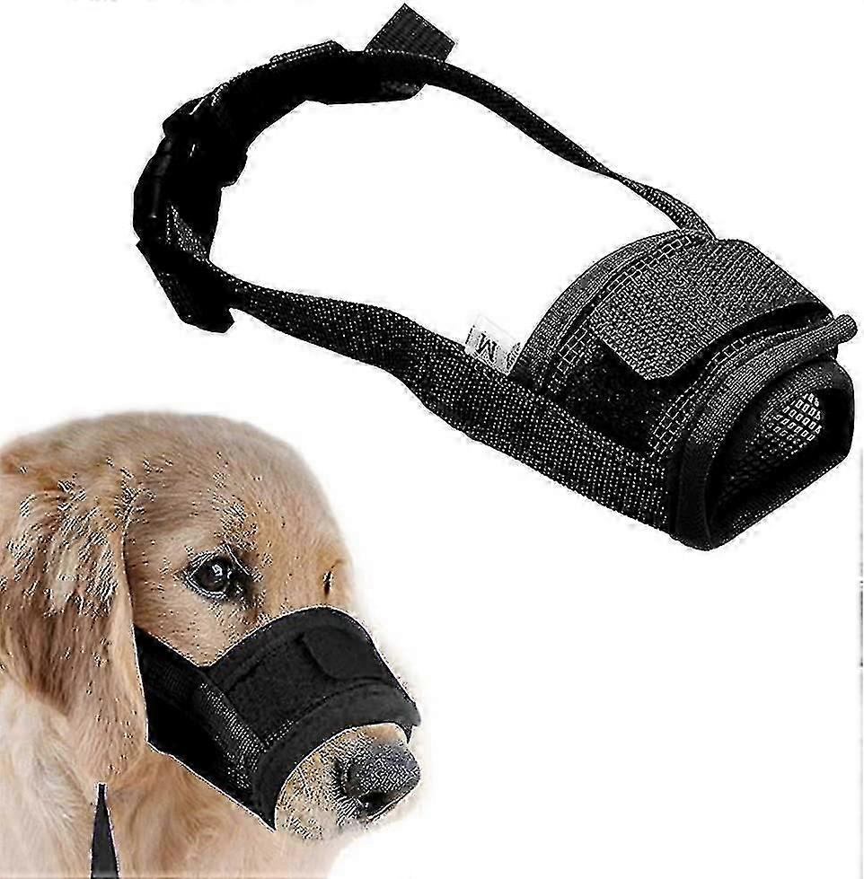 Muzzle For Dogs - Adjustable Soft Dog Muzzle For Small Medium Large Dog