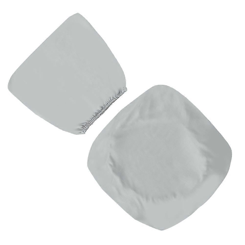 Chair Protector Solid Color Polyester with Elastic Cover 3Pcs for Protection