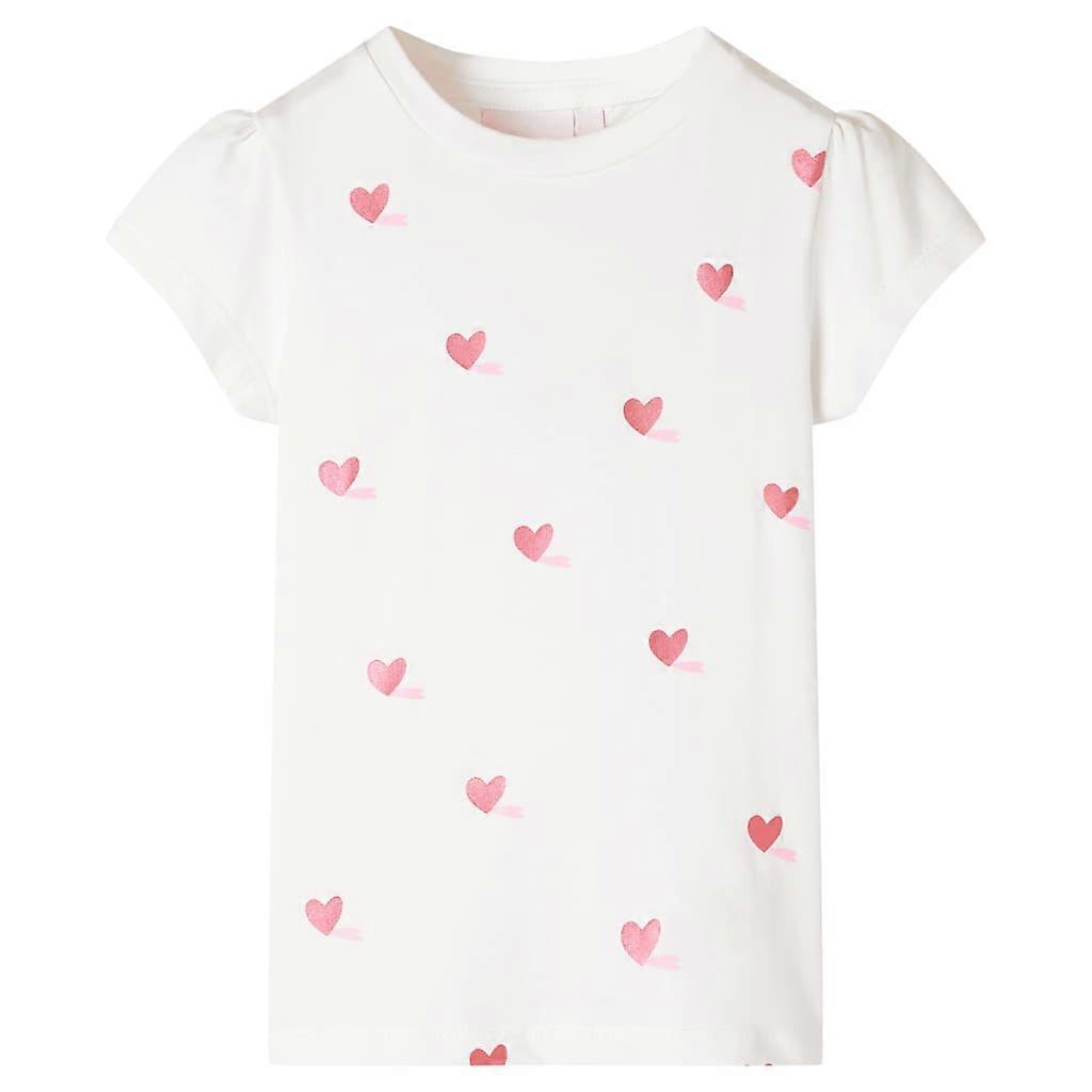 Kindershirt 104 ecru