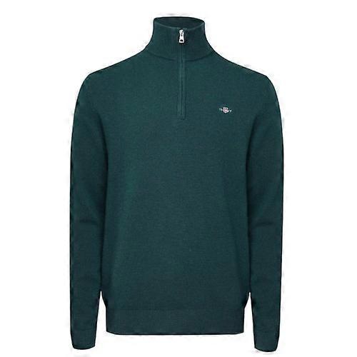 Gant Mens Lambswool Blend Quarter Zip Sweatshirt