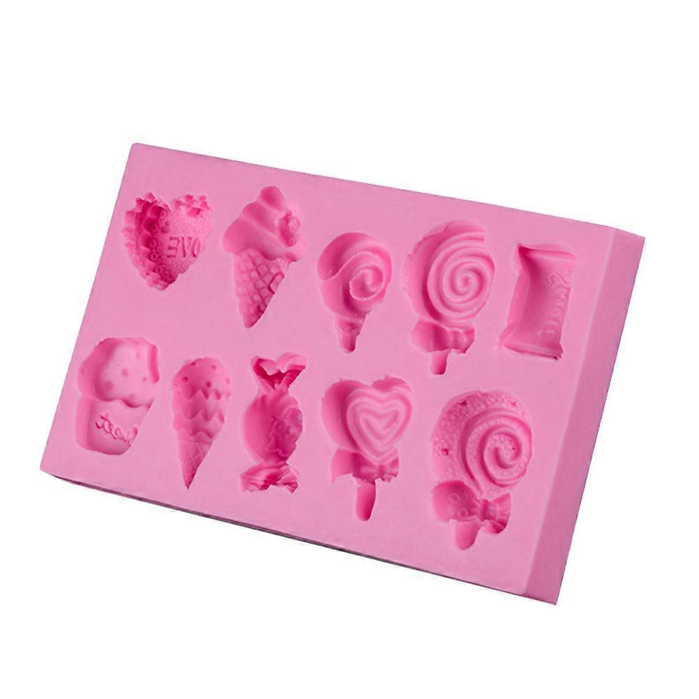 Fondant Mold Silicone Mold for Cake Decorating Tools Pink