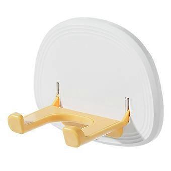 Wall Mounted Hair Dryer Holder,Hair Dryer Rack,Hair Dryer Hair Dryer Storage Shelf,Wall Mounted Hair Dryer Shelf White