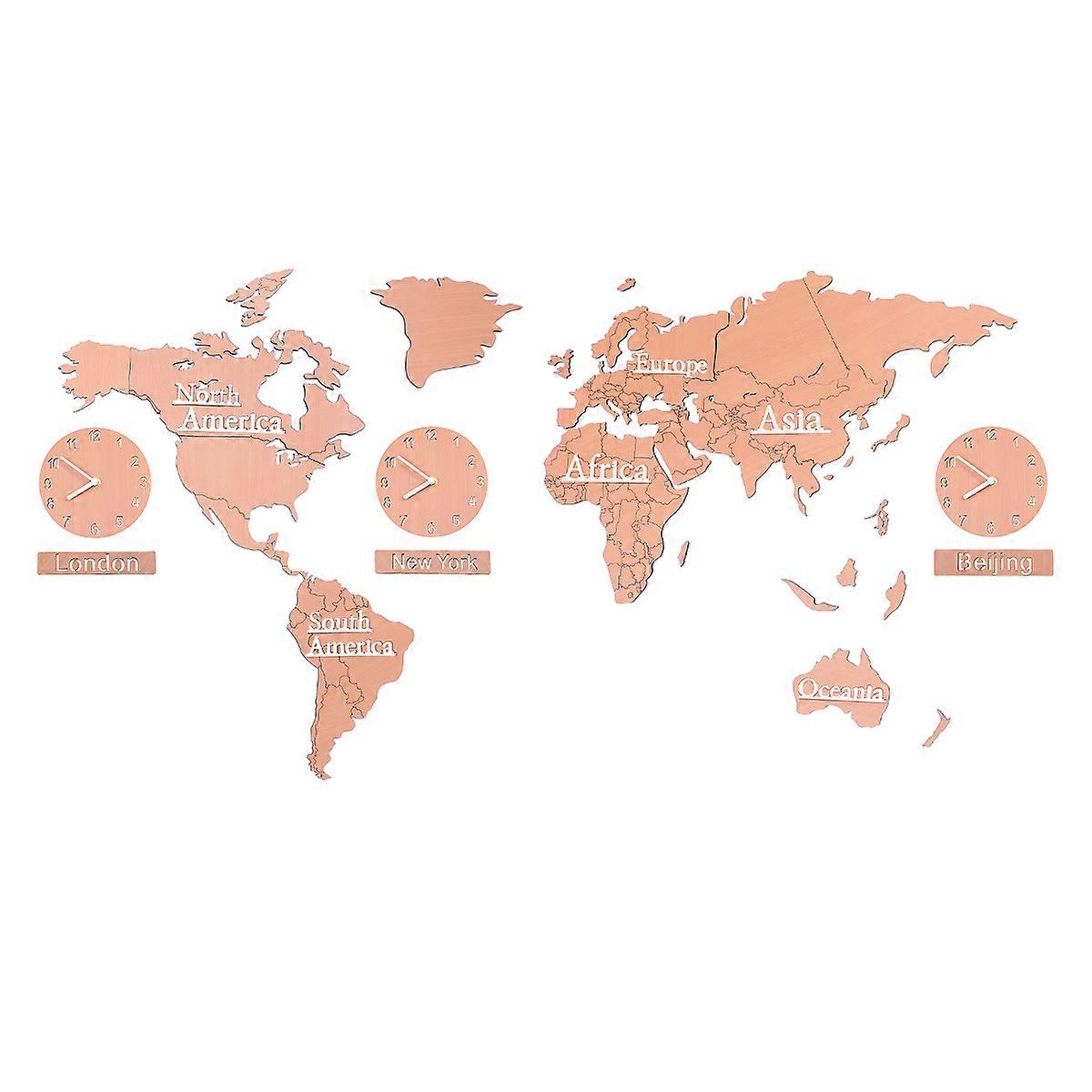 Creative Wall Clock with Multiple Clocks for Home Use