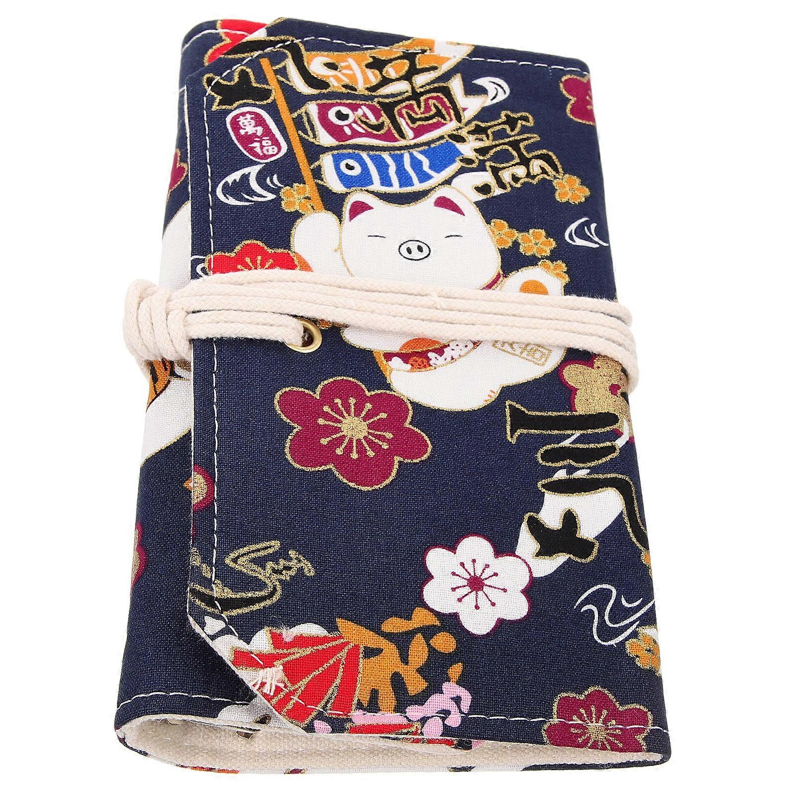 Blue Cloth Scrapbook Notebook Shell for Writing Durable Planning Binder