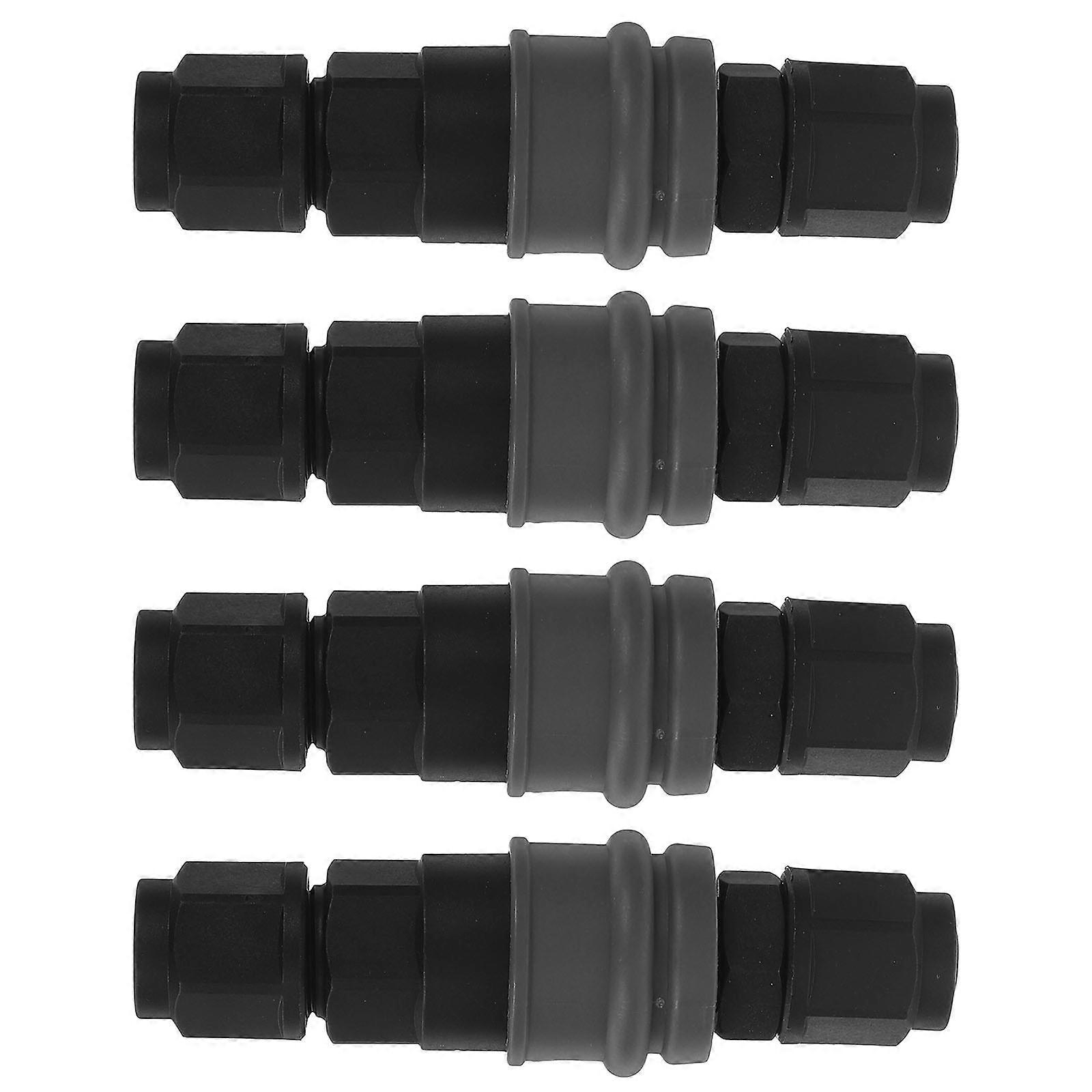 Air Hose Quick Connect Coupler Push-to-Connect Fittings 4Pcs Tools