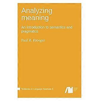 Analysere mening