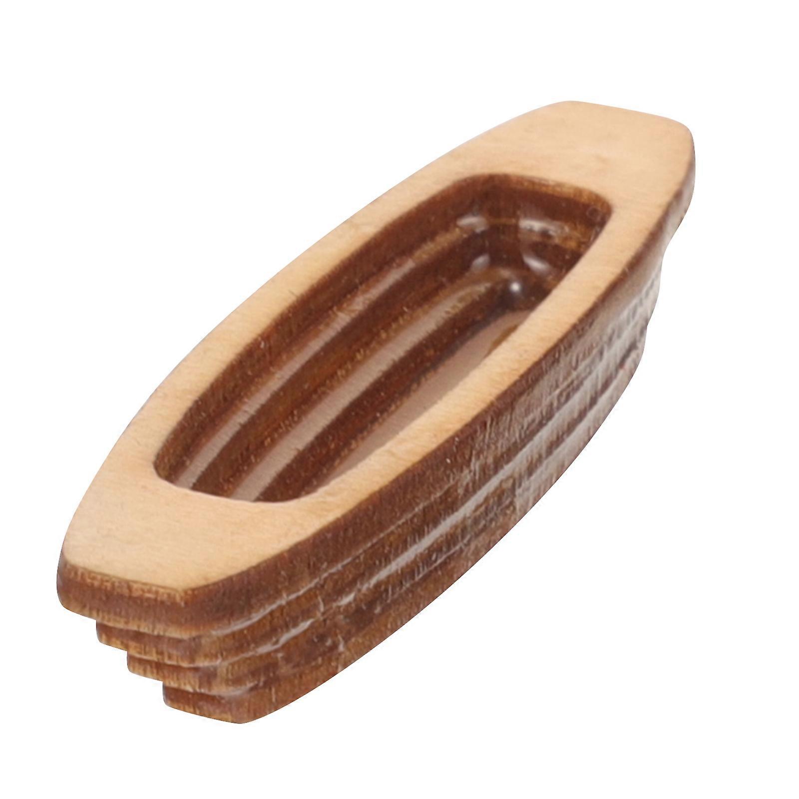 Wooden Boat Decor for Decoration 5Pcs Rustic Boat Model Set