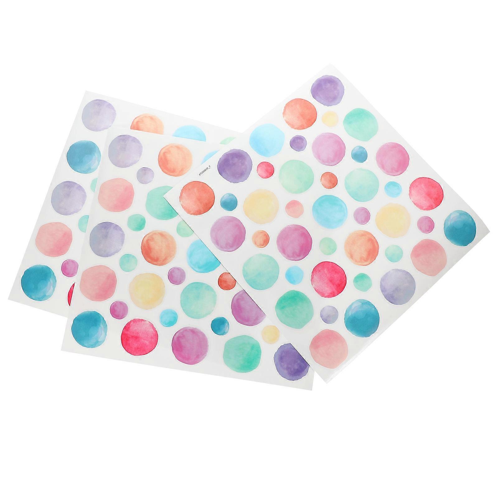 Bulletin Board Border PVC Dot Border Sticker for Decoration 9 Sheets