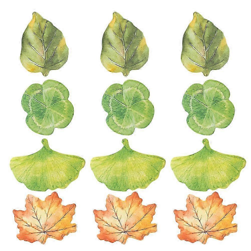 Tree Leaf Pads for Memo Writing 120 Sheets Assorted Colors
