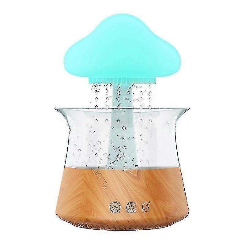 Portable Raincloud Essential Oil Zen- Diffuser & Raining Cloud Night Light Mushroom Lamp- Diffusers Gift