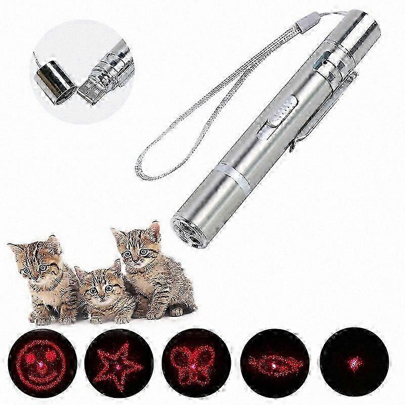 Rechargeable Cat Laser Toy, Interactive Indoor Cat Laser Pointer