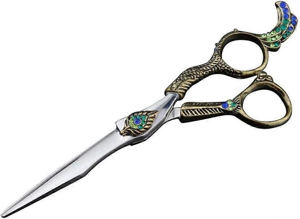 Tesoura de cabeleireiro profissional de 6 polegadas para corte e desbaste em aço inoxidável.