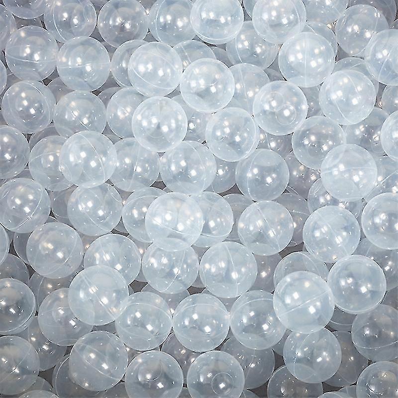 Ball Pit Balls Crush Proof Plástico Infantil Toy Balls Macaron Ocean Balls 2,15 polegadas Pack de 20 Clear