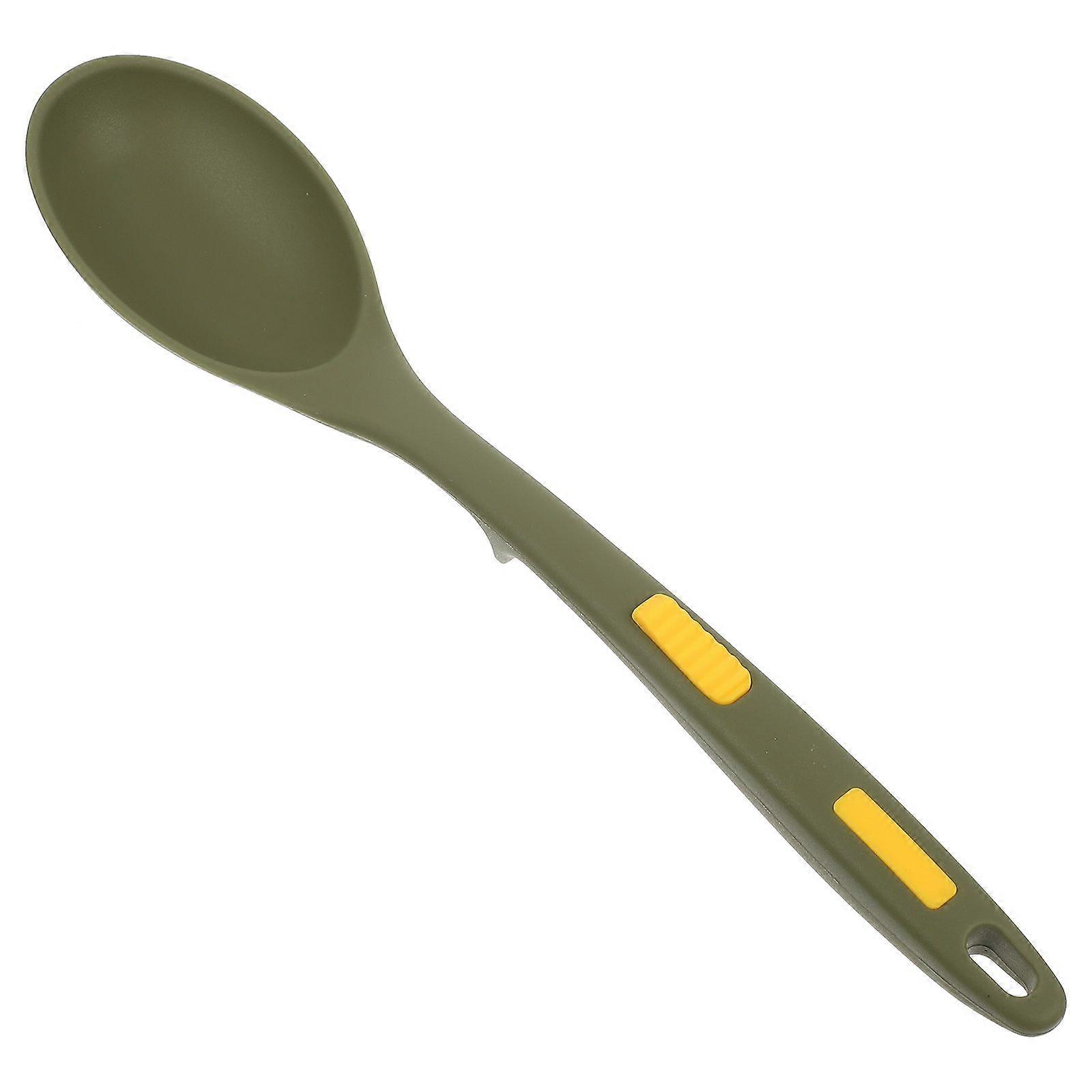 Household Soup Spoon Convenient Mixing Spoon Multi-function Silicone Spoon Kitchen Accessory
