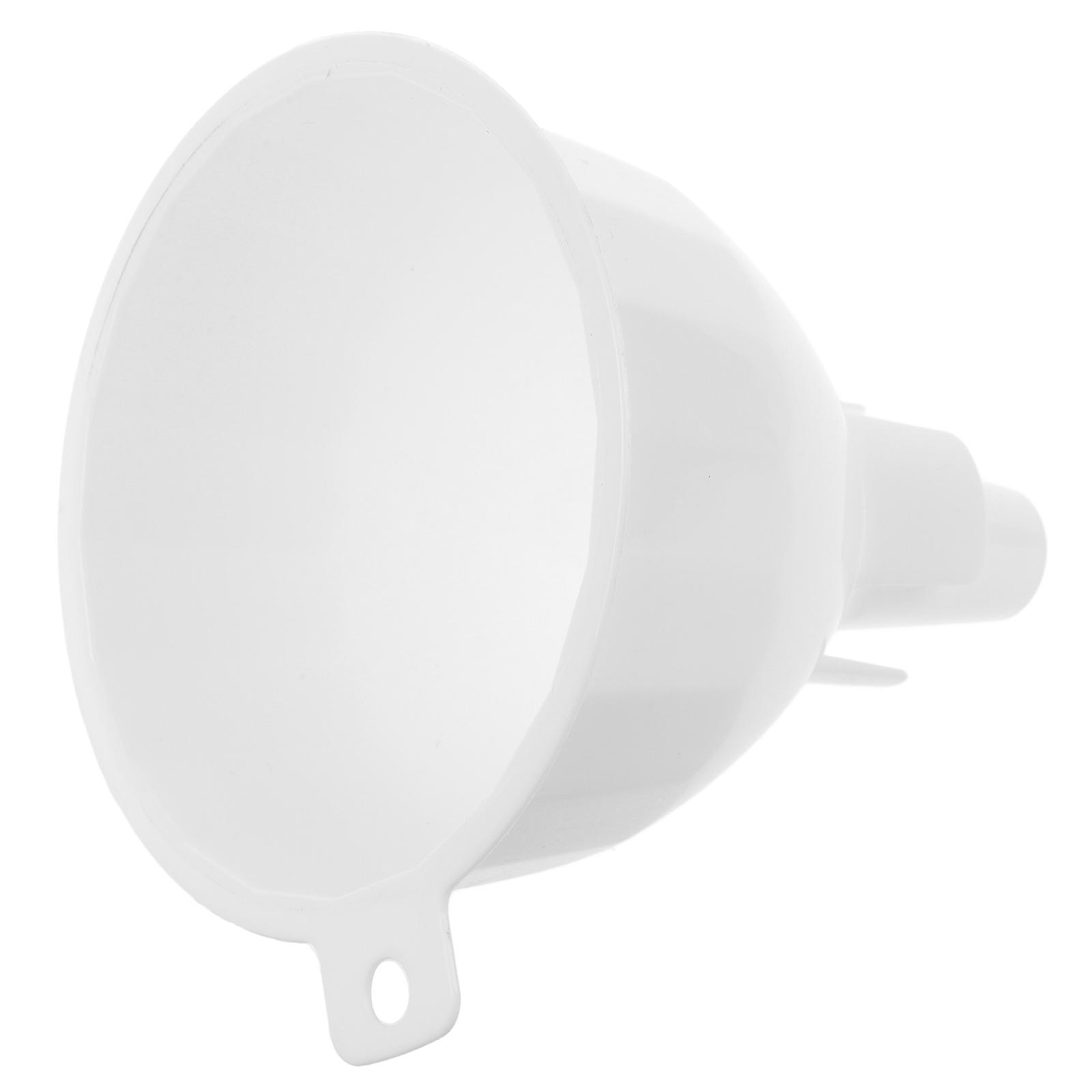 Kitchen Funnel Transfer Liquid Device for Cooking Use White Plastic