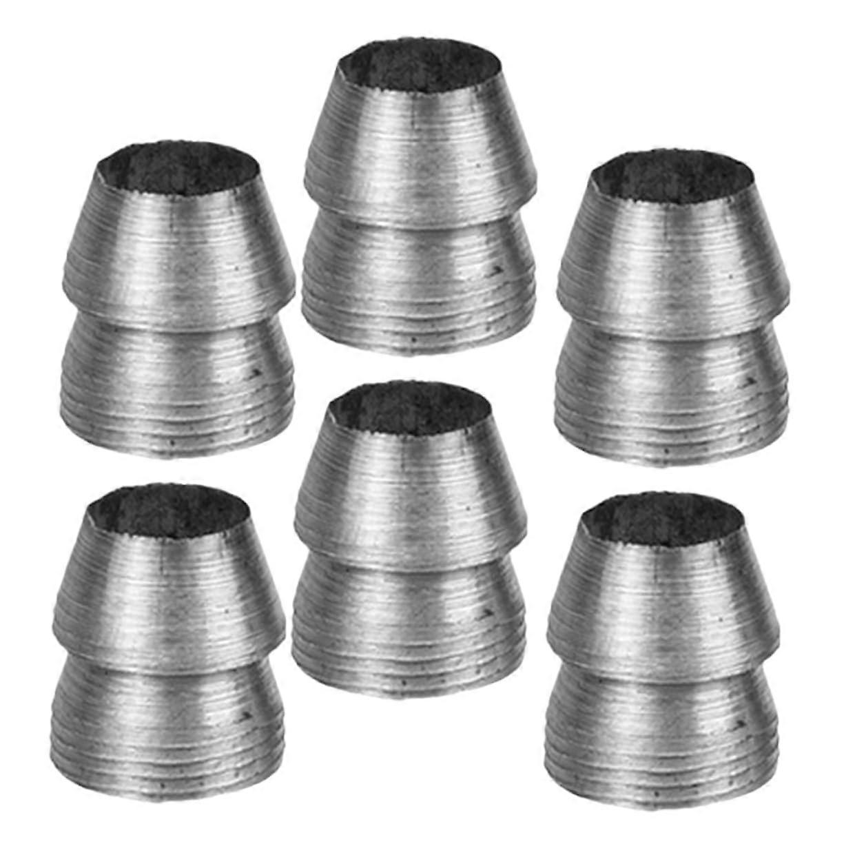 6pcs Iron Axe and Hammer Wedge Set Secure Head Locking Durable Construction for Handle Replacement
