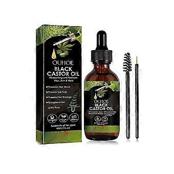 Ouhoe Castor Olie Haar Reparatie Haarverzorging Haar Hydraterende Zachte En Glanzende Haarverzorging Etherische Olie