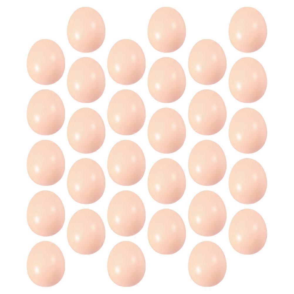Kids DIY Plastic Eggs for Easter Craft 50Pcs Assorted Color Simulation Set
