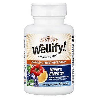 2000-talet, Wellify! Män's Energi, Multivitamin Multimineral, 65 Tabletter