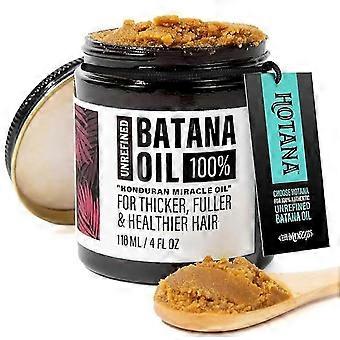 Ongezuiverde biologische Batana-olie voor haargroei en diepe voeding voor alle haartypes, potje van 118 ml