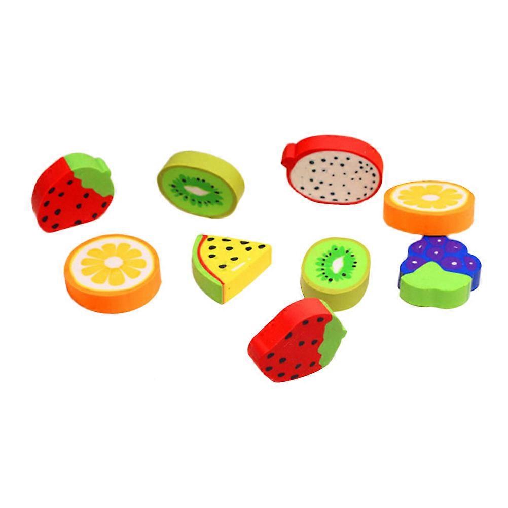 Erasers for Kids Fruit Eraser for Pencil Erasing 50Pcs Random Pattern