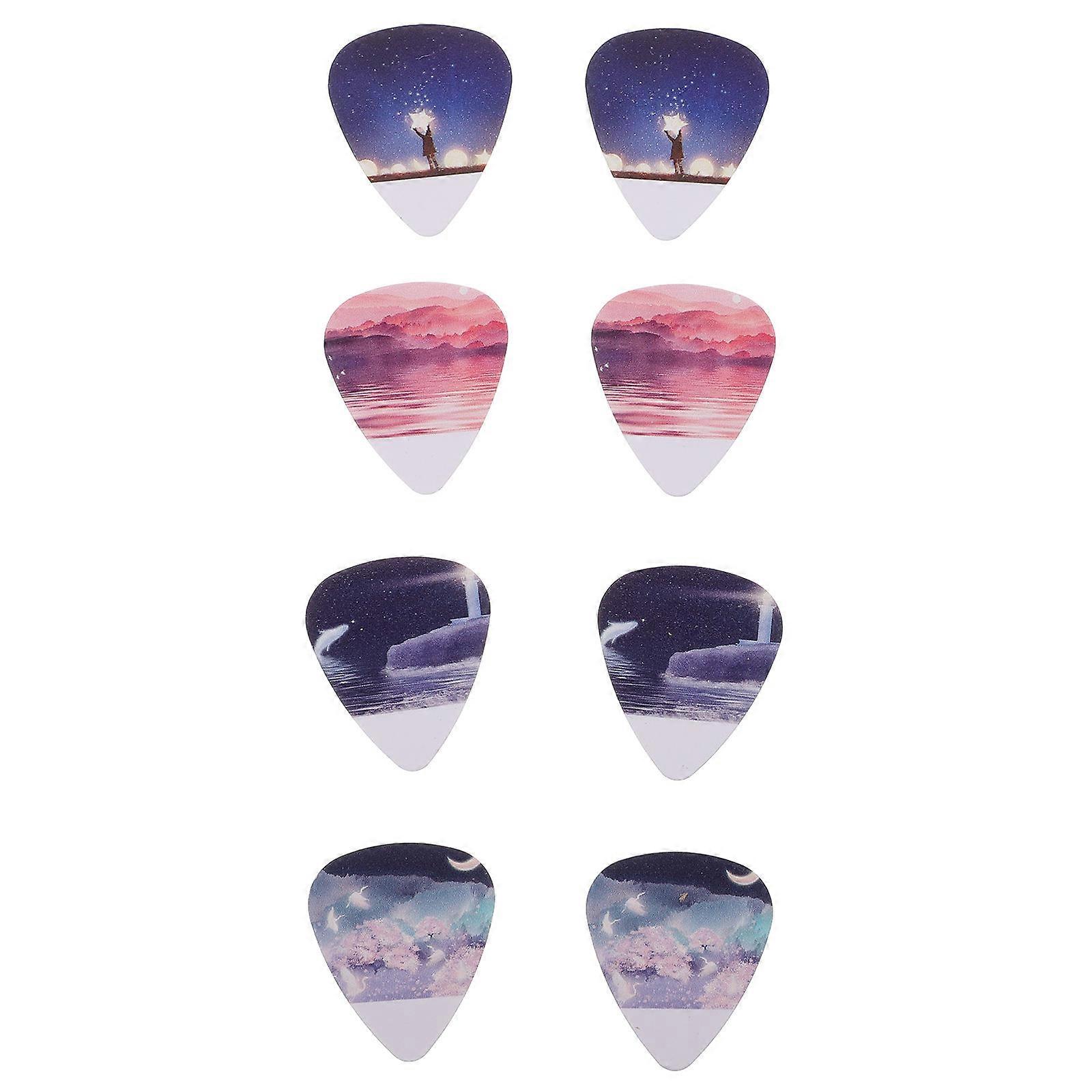 Ukulele Picks Triangular Guitar Picks for Guitar Use 16Pcs Assorted Color
