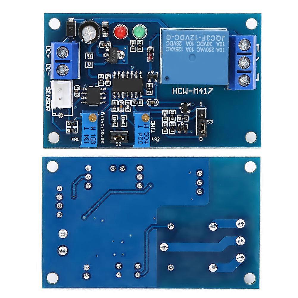 XHM131 Photosensitive Relay Module No Light Induction Light  Controlled Delay Adjustable Switch(12V )