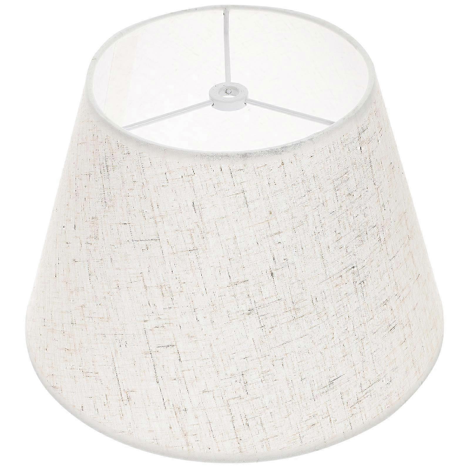 Simple Linen Lampshade for Table Lamp Durable Light Cover