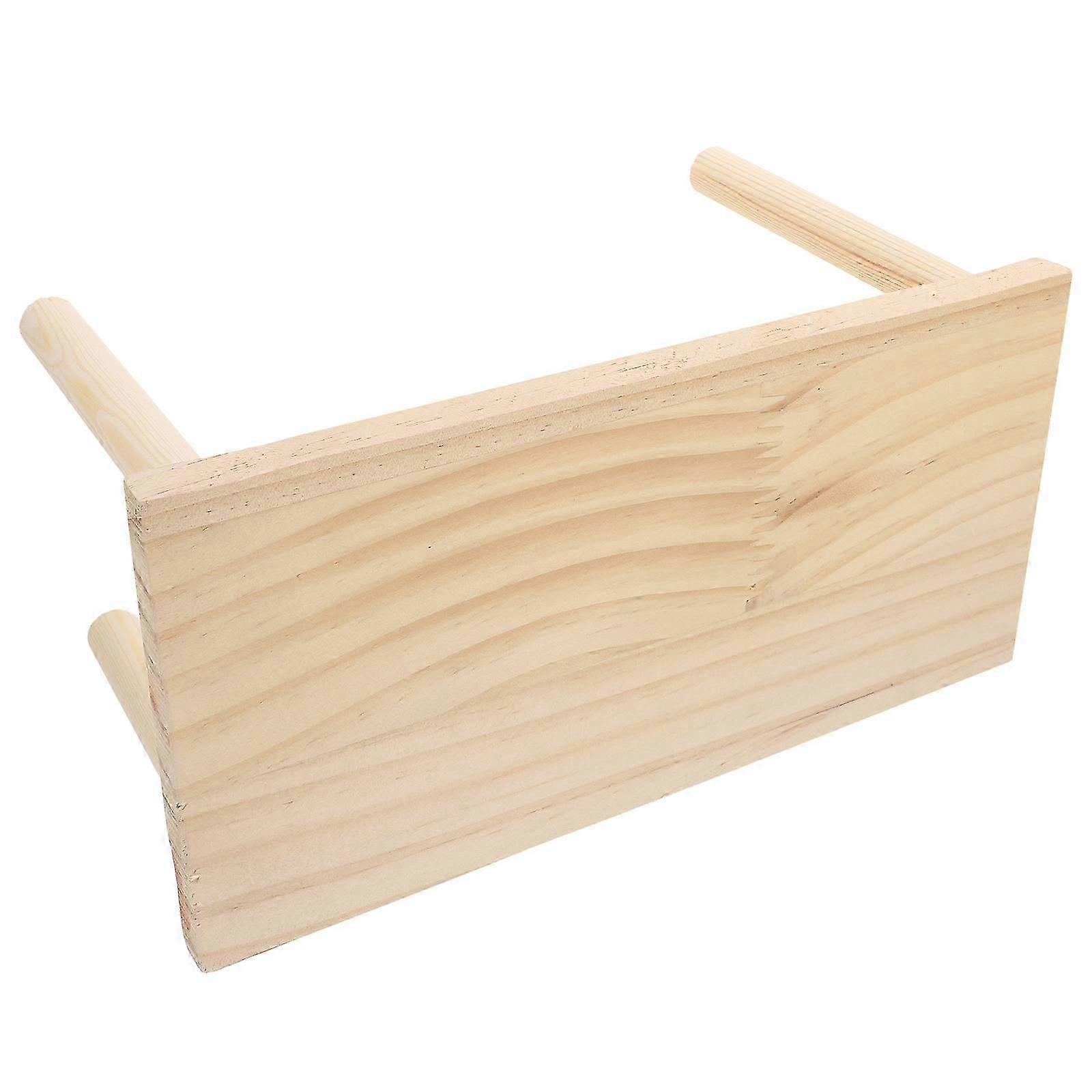 Wooden Hamster Platforms 4Pcs Compatible with Small Animals