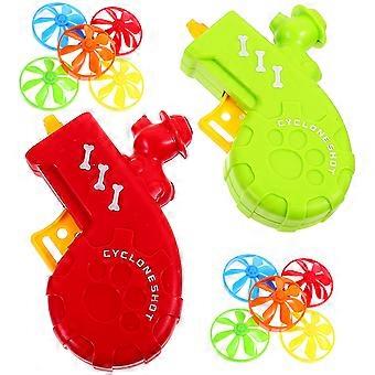 1Pc Flying Disc Saucer Launcher Cat Fetch Toy Chasing Game Toy Interplay Exercice Toy