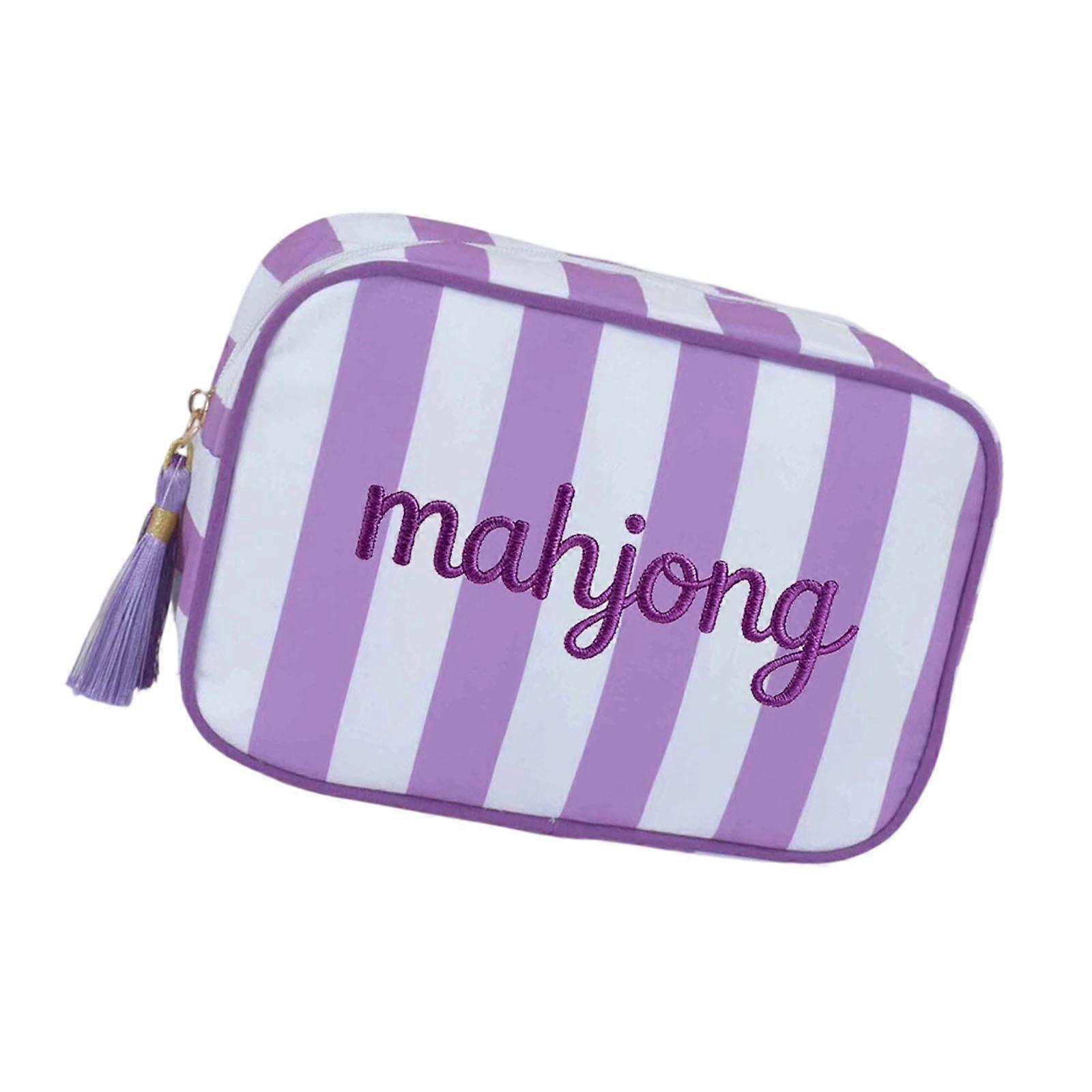 High Quality Fabric Mahjong planner With Solid Construction For Lasting Use  Purple