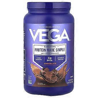 Vega, Essential, Protein Made Simple, Plant-Based Protein, Chocolate, 2 lb 4.3 oz  (1.03 kg)
