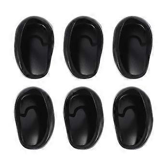 6pcs Hair Dye Earmuffs Plastic Ear Protectors Coloring Covers for Barber Home Shower