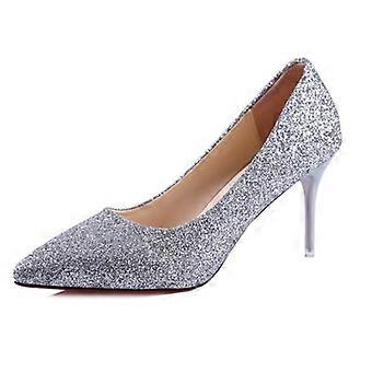 Damen-Pumps mit spitzer Zehenpartie und hohem Absatz