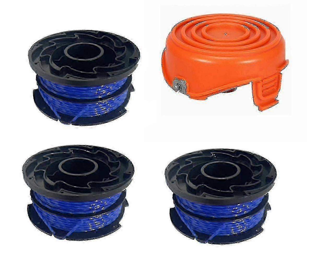 Black & Decker Strimmer Spool & Line & Cap Cover compatible with Gl650 Gl660 Gl670 Gl315 Gl655 Gl656