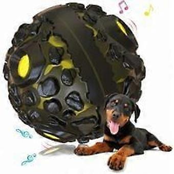 Interaktiver aggressiver Hund Kauspielzeug Kicherball Spielzeug Hundeball mit Klang Lustiger Hund Quietschball