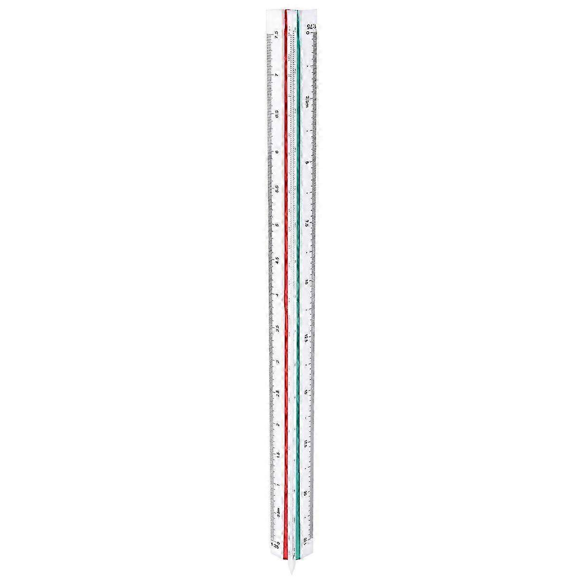 1:20 1:25 1:50 1:75 1:100 1:125 Plastic Triangular Scale Ruler