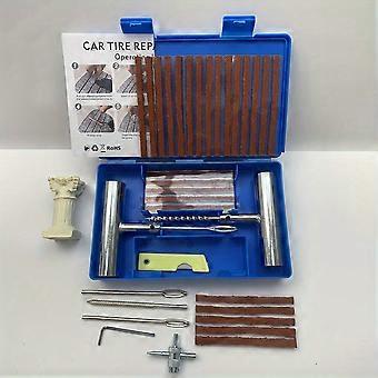 Complete Tubeless Tire Repair Kit - 15/34/48/58Pcs Heavy-Duty Stainless Steel Plug Set For Cars, Atvs, Trucks, Motorcycles & Off-Road Vehicles With Du