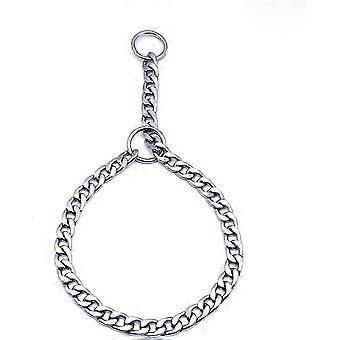 Solides Eisernes Hundehalsband Metallkette Einstellbares großes Hunde-Haustier-Trainingshalsband