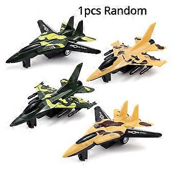 Random 1PC Children's Camo Rebound Inertia Plastics Aircraft Toy Model Boy Simulation Camouflage Aircraft Toys for Kids Gift
