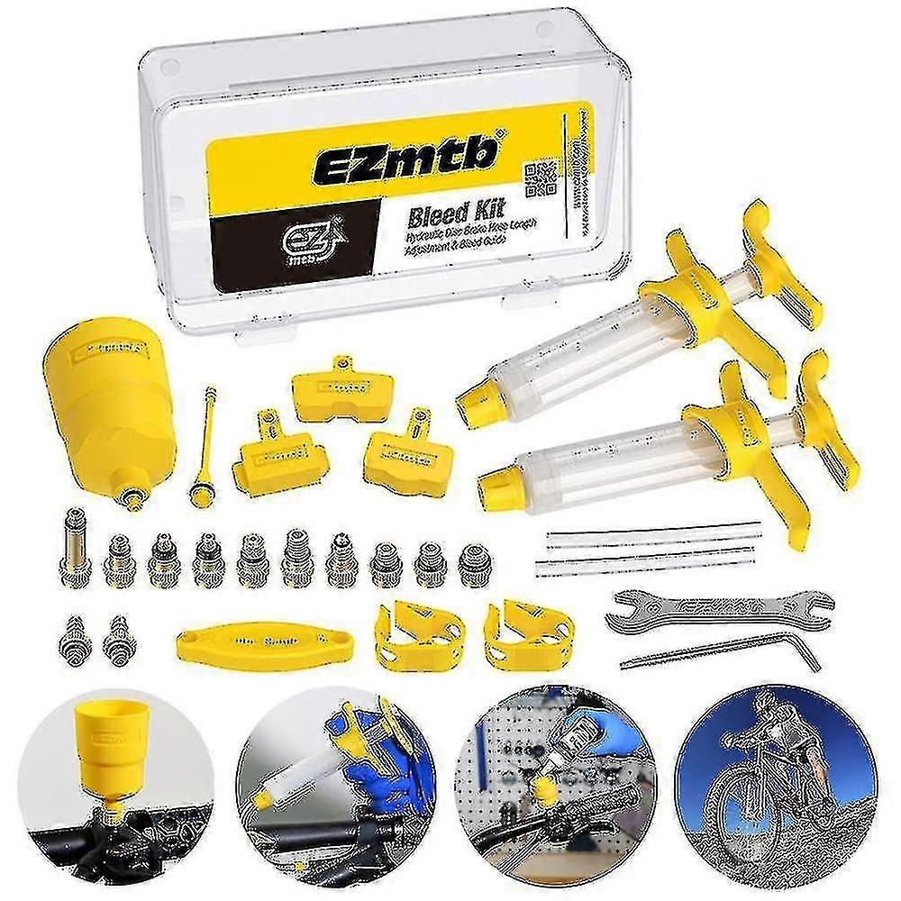 Bremseblødning Kitbicycle Bleeder Hydraulisk SkiveBrems Bleed Kit