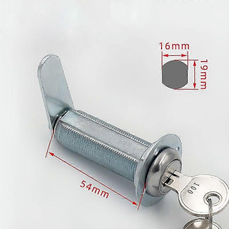 Extra long cam lock with key, weatherproof lock, 54mm