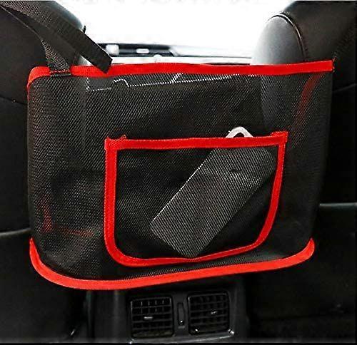 Dww-Mesh Car Accessory Storage Bag Red