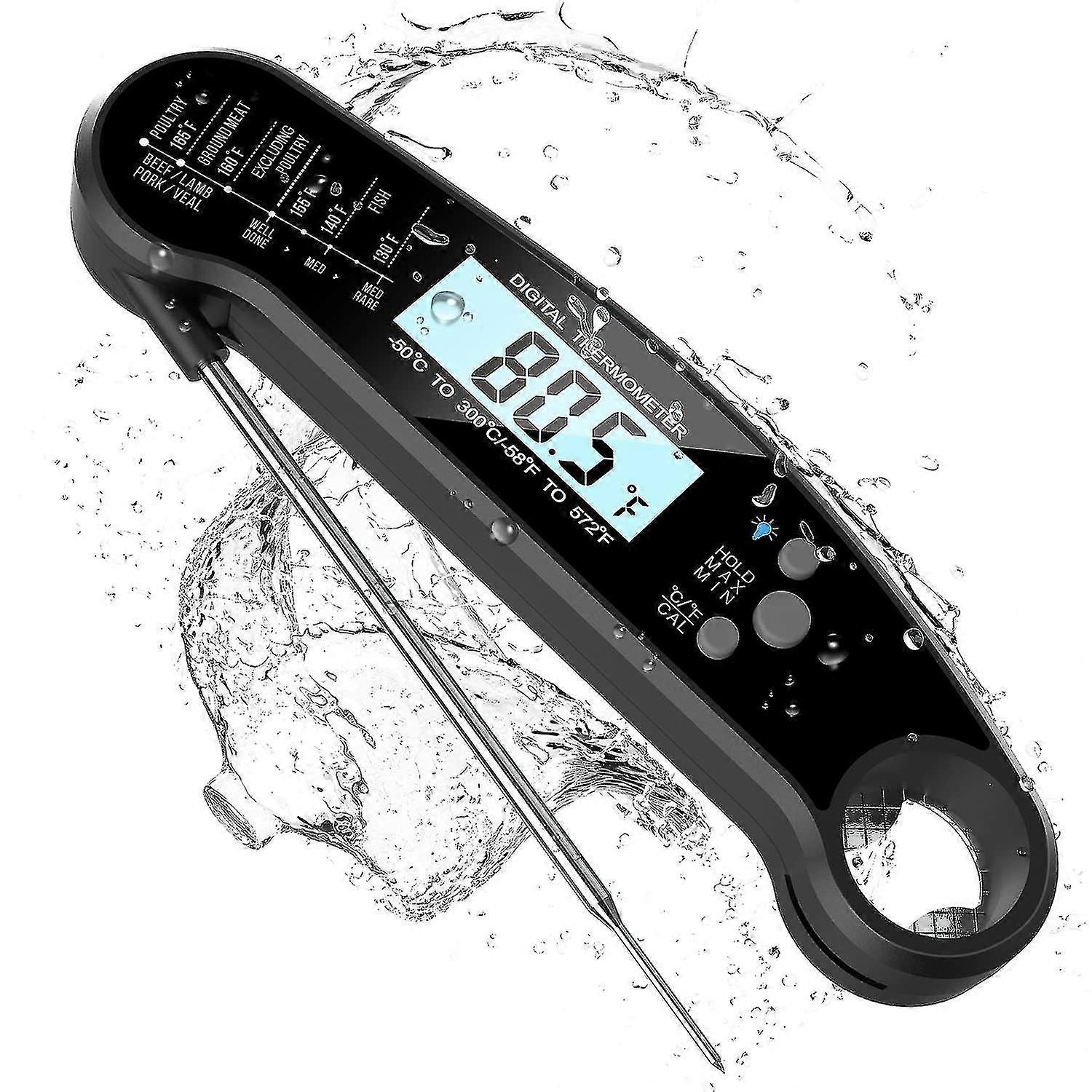 Meat Thermometer With Probe - Instant Read