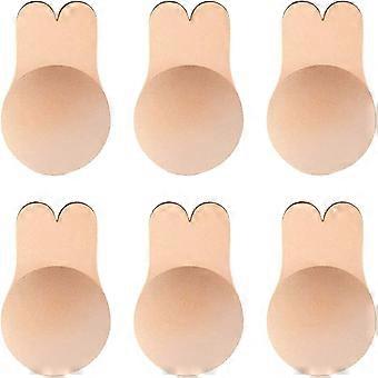Trägerloser Kleber Unsichtbarer BH Lift Nippelbezüge Kaninchen BH 3 Paar L