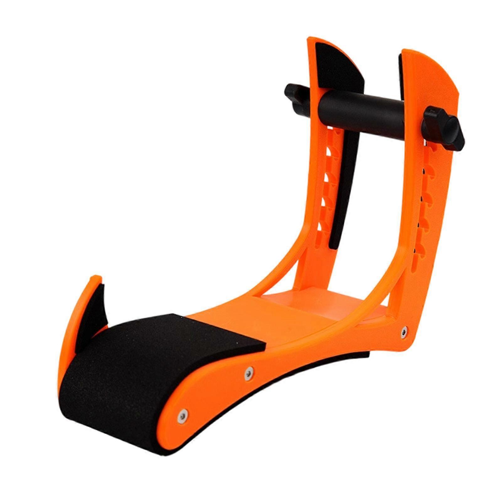 Support ergonomique pour guitare électrique, pédale antidérapante, repose-pieds pour guitare, pour un confort et une stabilité de jeu optimaux - Orange
