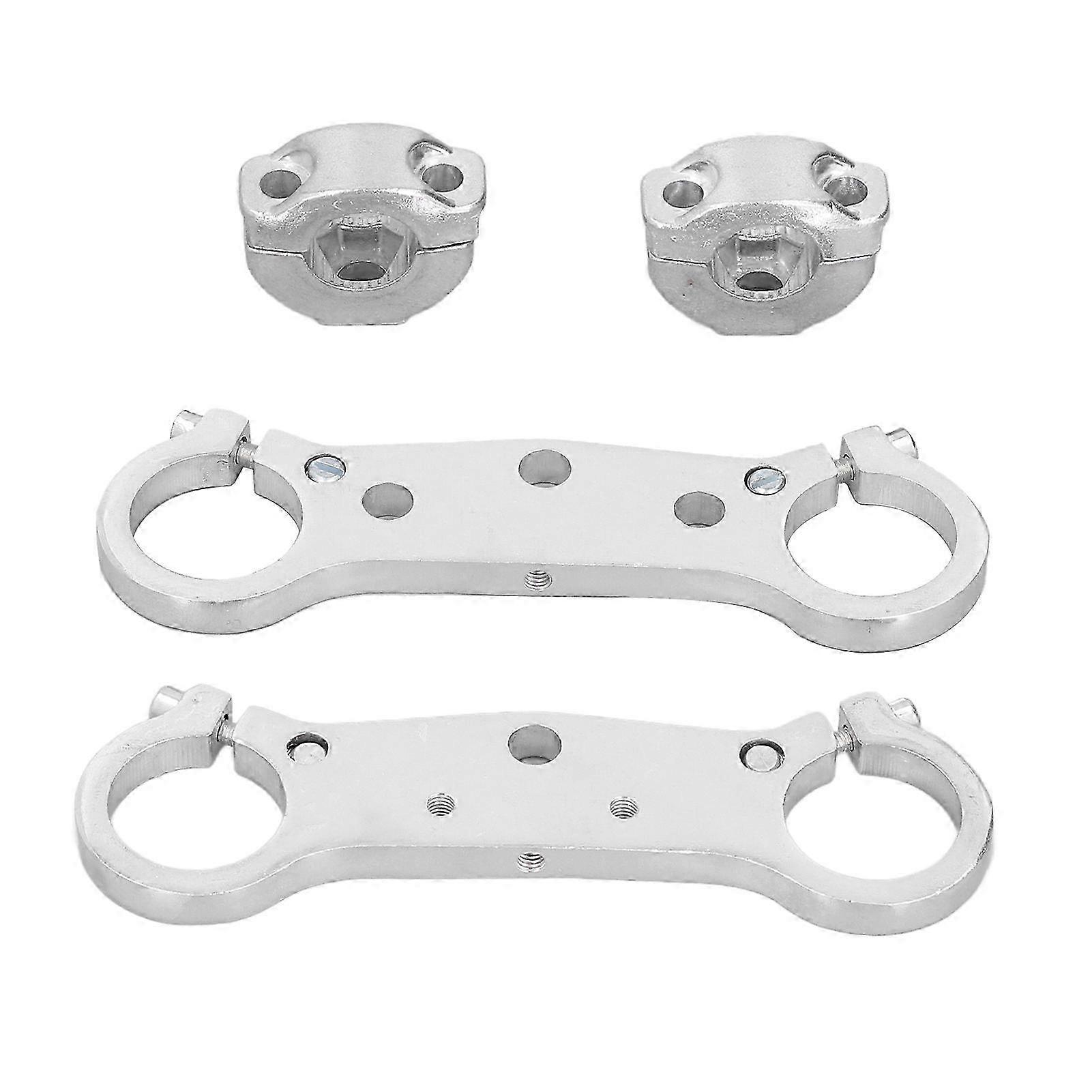 Front Shock Absorber Direction Device Upper Lower Plate for 4749cc Mini Motorcycle Modification